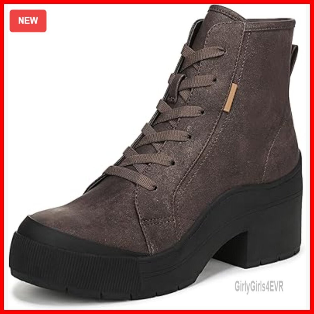 Women's Ankle Boots with Arch Support, Lace Up Closure, Eco-Friendly Materials